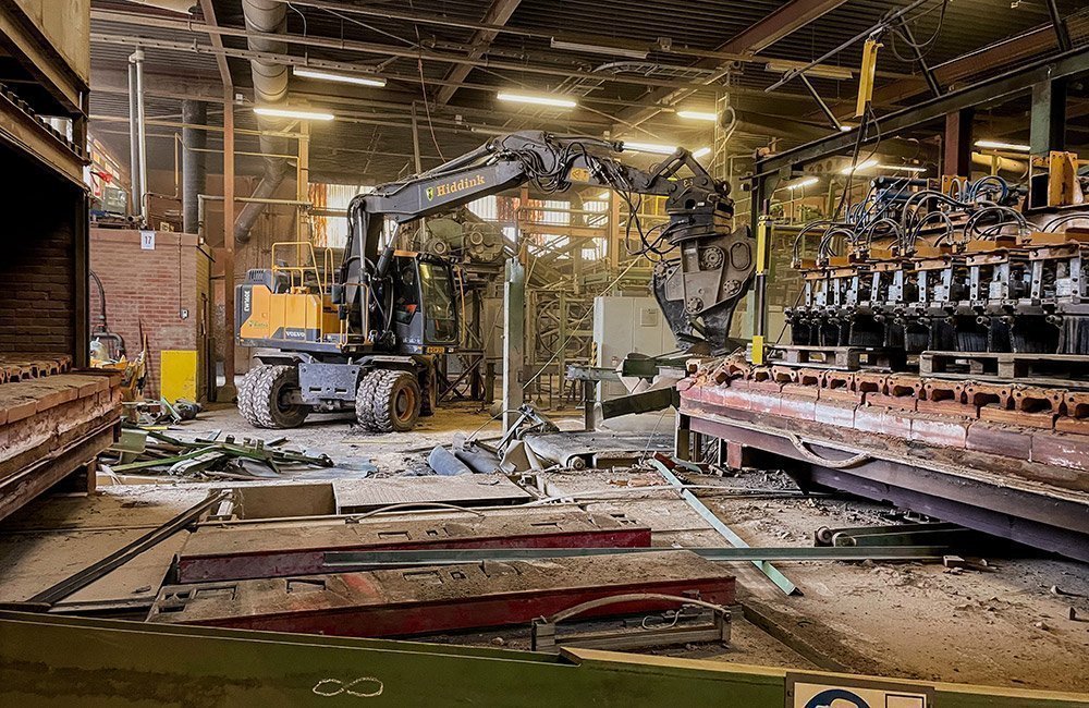 Hiddink project werkzaamheden binnensloop steenfabriek De Vlijt