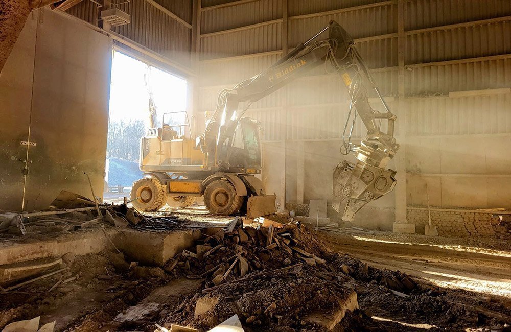 Hiddink project werkzaamheden binnensloop steenfabriek De Vlijt