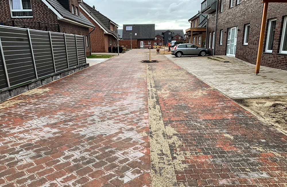 Hiddink bestrating woonwijk