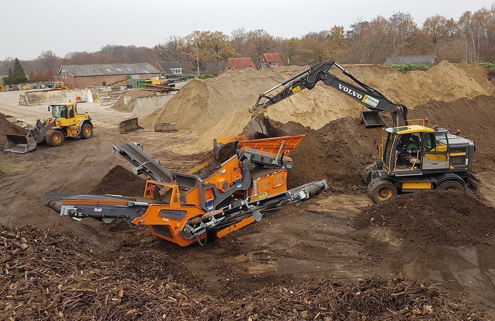 Machinepark Hiddink Grondwerken zeefinstallatie